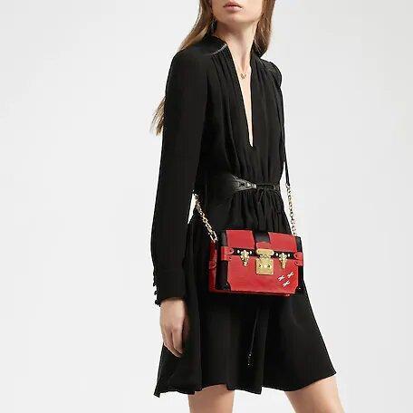 LV TRUNK CLUTCH Red