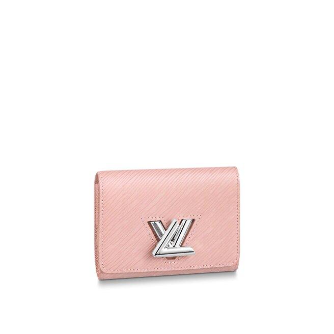 LV TWIST COMPACT WALLET Rose Ballerine Pink