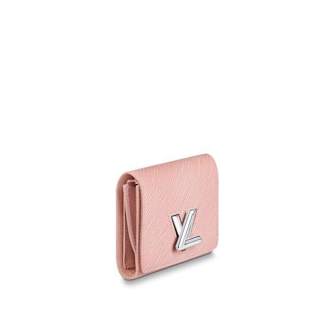 LV TWIST COMPACT WALLET Rose Ballerine Pink