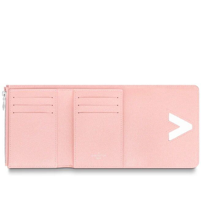 LV TWIST COMPACT WALLET Rose Ballerine Pink