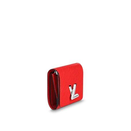 LV TWIST COMPACT WALLET Coquelicot Red