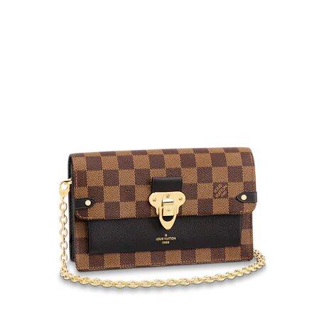 LV Vavin Chain Wallet Black