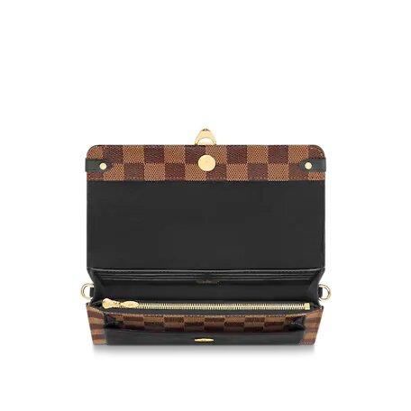 LV Vavin Chain Wallet Black
