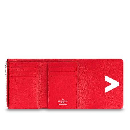 LV TWIST COMPACT WALLET Coquelicot Red