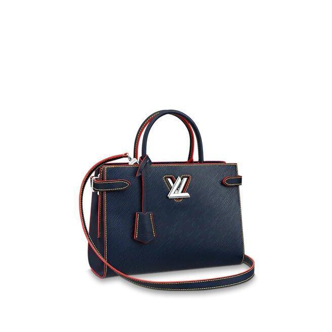 LV TWIST TOTE Indigo Blue