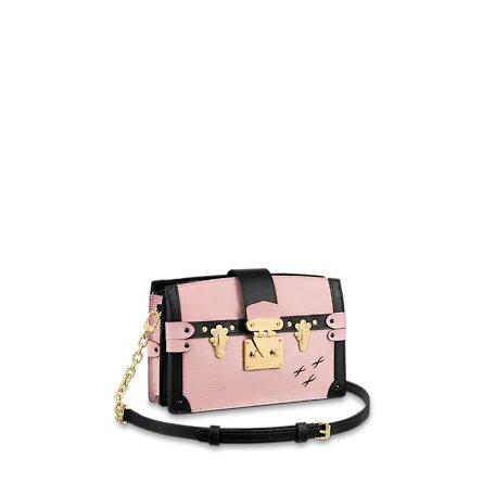 LV TRUNK CLUTCH Rose Ballerine Pink