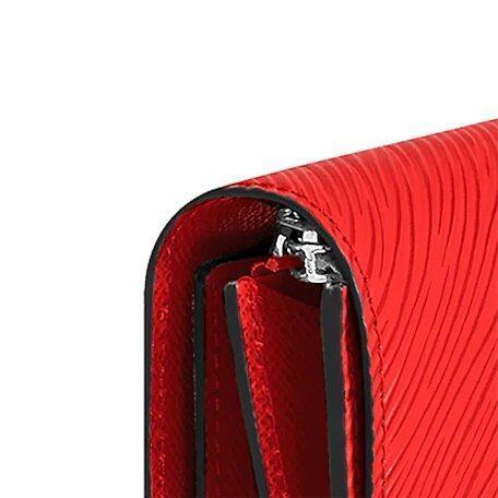 LV TWIST COMPACT WALLET Coquelicot Red