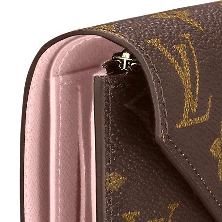 LV VICTORINE WALLET Rose Ballerine Pink